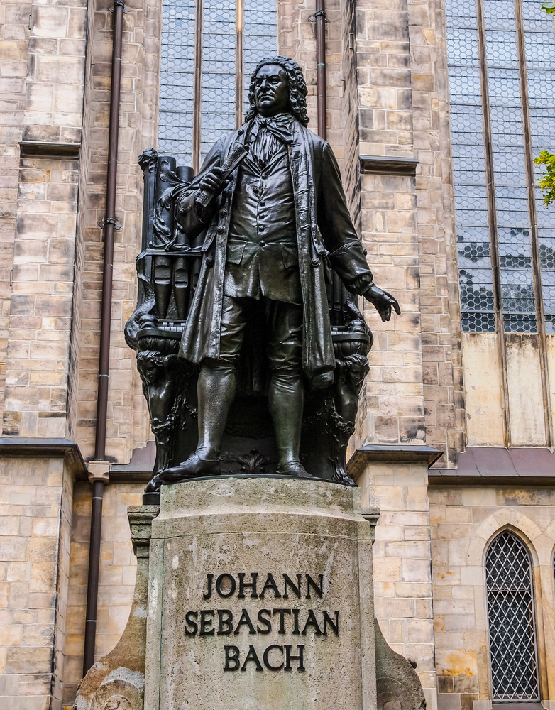 Statue of J.S. Bach.